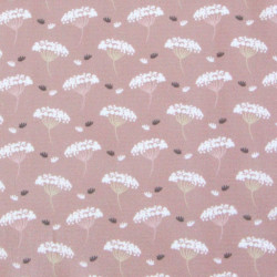 Printed Cotton OMBBE Faded Pink / Wheat